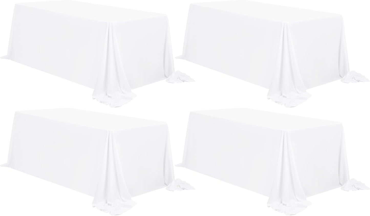 12 Pack Black Square Tablecloths 52 x 52 Inch, Table Cloth for Square Table, Stain and Wrinkle Resistant Washable Fabric Table Cloth, Polyester Tablecloth for Restaurant Banquet Party