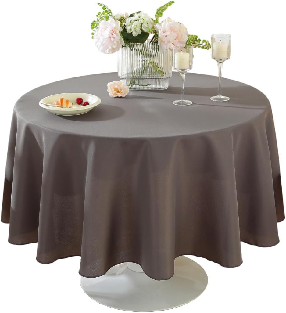 Craft And Party Rectangle Tablecloth, 90 x 156 Inch White Tablecloth, 8ft Rectangle Table Cloth, Polyester Fabric Washable Tablecloth for Home, Party, Wedding or Restaurant Use.