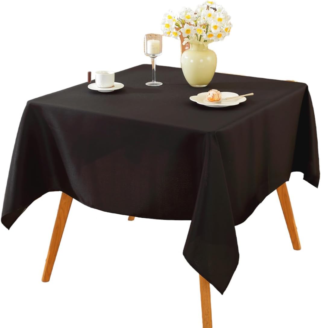 Craft And Party Rectangle Tablecloth, 90 x 156 Inch White Tablecloth, 8ft Rectangle Table Cloth, Polyester Fabric Washable Tablecloth for Home, Party, Wedding or Restaurant Use.