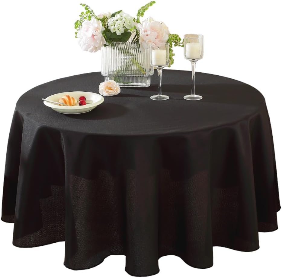 Craft And Party Rectangle Tablecloth, 90 x 156 Inch White Tablecloth, 8ft Rectangle Table Cloth, Polyester Fabric Washable Tablecloth for Home, Party, Wedding or Restaurant Use.