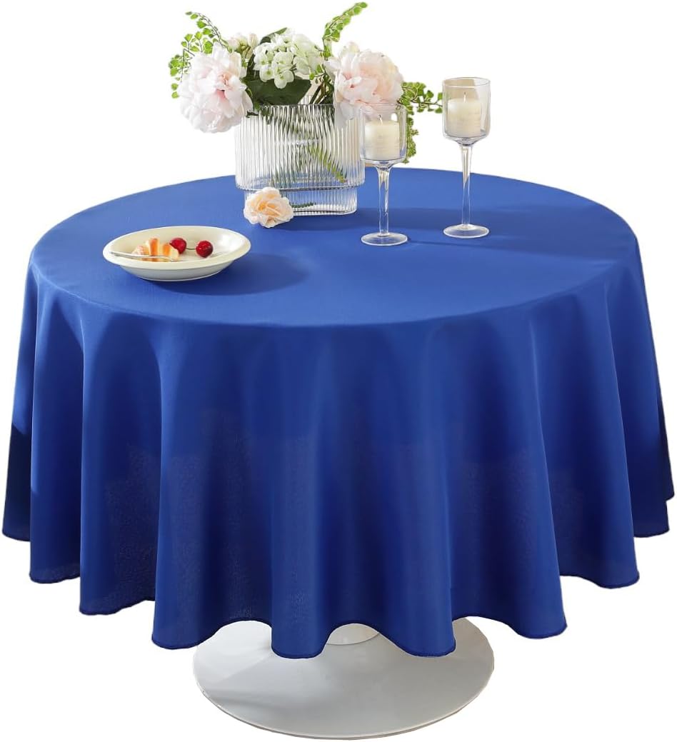 Craft And Party Rectangle Tablecloth, 90 x 156 Inch White Tablecloth, 8ft Rectangle Table Cloth, Polyester Fabric Washable Tablecloth for Home, Party, Wedding or Restaurant Use.