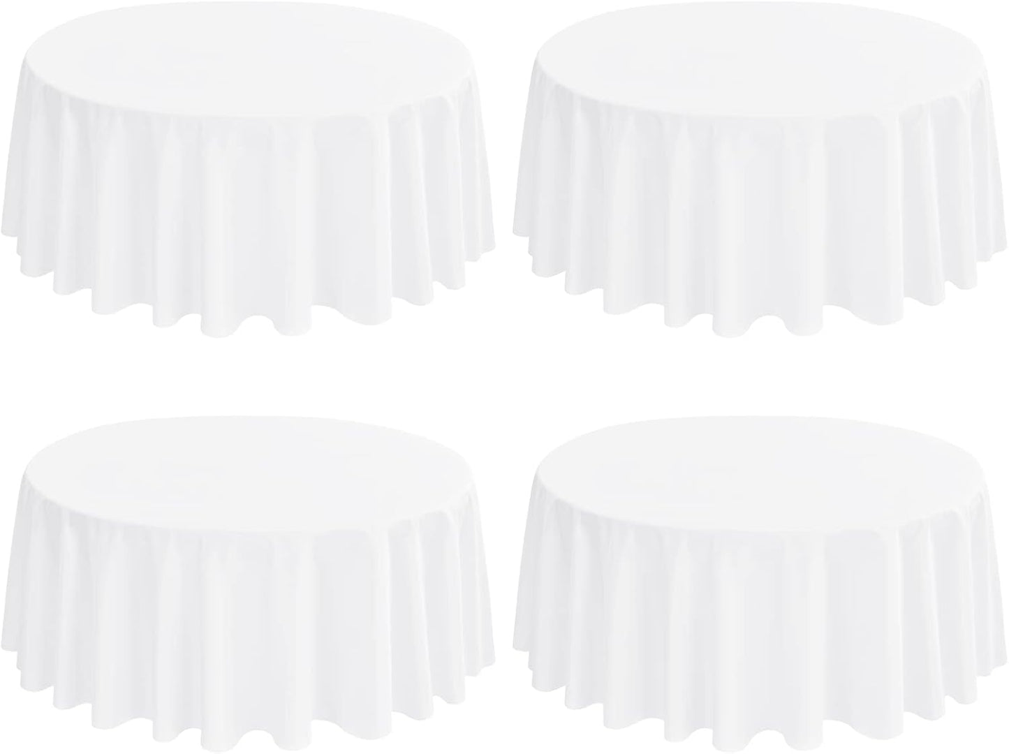 12 Pack Black Square Tablecloths 52 x 52 Inch, Table Cloth for Square Table, Stain and Wrinkle Resistant Washable Fabric Table Cloth, Polyester Tablecloth for Restaurant Banquet Party