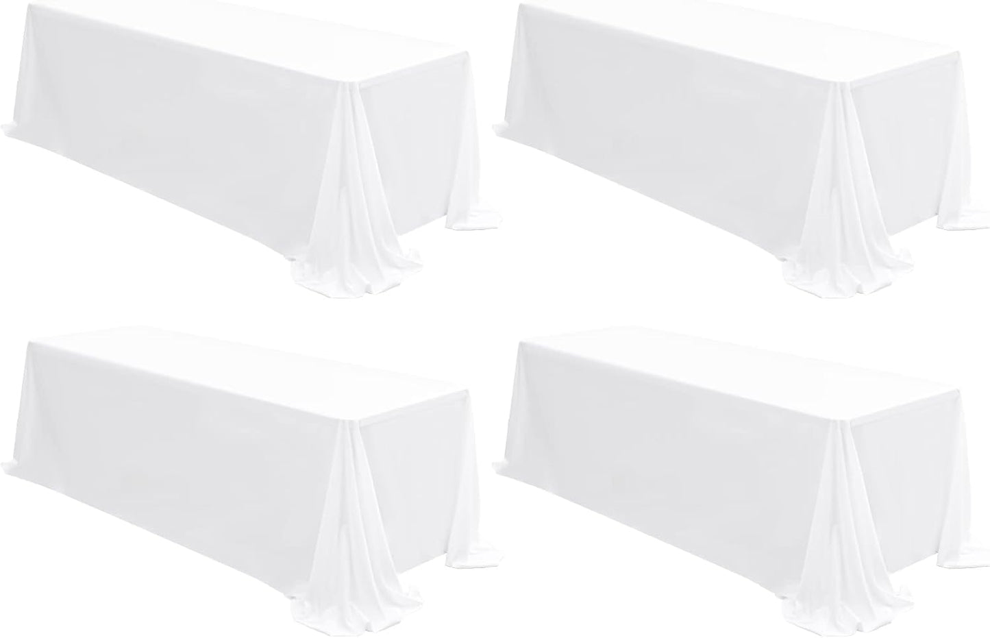 12 Pack Black Square Tablecloths 52 x 52 Inch, Table Cloth for Square Table, Stain and Wrinkle Resistant Washable Fabric Table Cloth, Polyester Tablecloth for Restaurant Banquet Party
