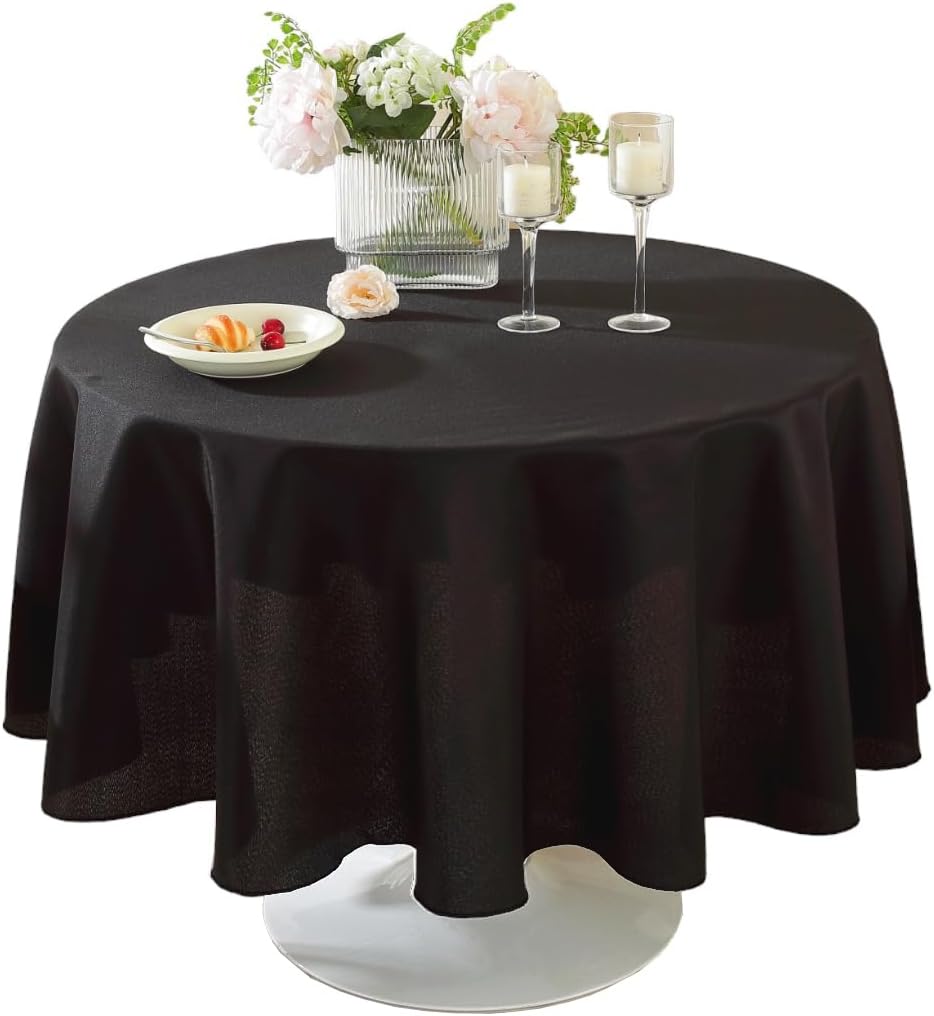 Craft And Party Rectangle Tablecloth, 90 x 156 Inch White Tablecloth, 8ft Rectangle Table Cloth, Polyester Fabric Washable Tablecloth for Home, Party, Wedding or Restaurant Use.